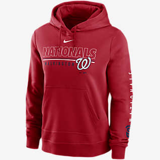 Nike Outline Club (MLB Washington Nationals) Women's Pullover Hoodie