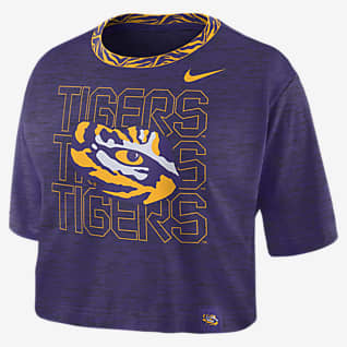 Nike College (LSU) Women's Crop T-Shirt