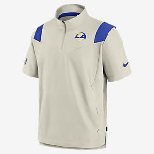 Nike Sideline Coach Lockup (NFL Los Angeles Rams) Men's Short-Sleeve Jacket