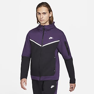 purple hoodie mens nike