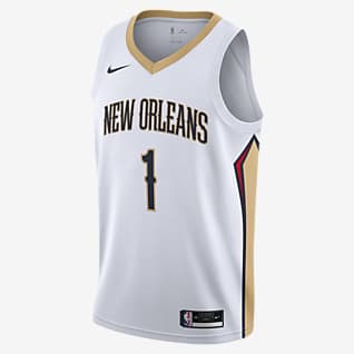 2020 赛季新奥尔良鹈鹕队 (Zion Williamson) Association Edition Nike NBA Swingman Jersey 男子球衣