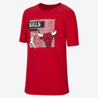 Chicago Bulls T-shirt dla dużych dzieci Jordan Dri-FIT NBA