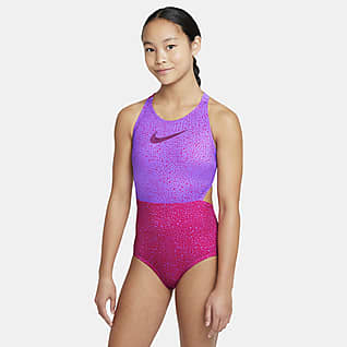 Nike Water Dots Big Kids' (Girls') Cross-Back Monokini
