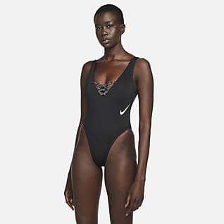 Nike Sneakerkini Traje de baño de una pieza con espalda en U para mujer