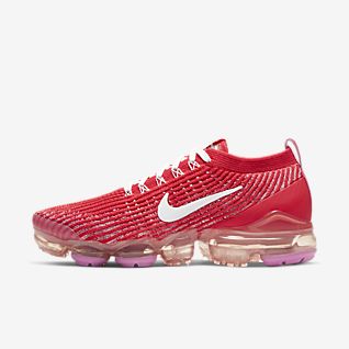 female red nike shoes