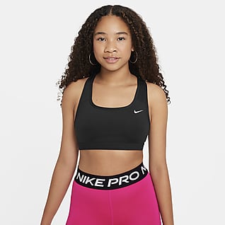 Nike Swoosh Sportovní podprsenka pro větší děti (dívky)