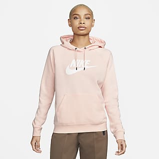 Nike Sportswear Essential Sudadera con capucha de tejido Fleece para mujer