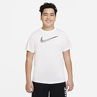 Nike Dri-FIT Big Kids' (Boys') Short-Sleeve Training Top (Extended Size)