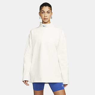 Nike Sportswear Oversized Fleece Funnel-Neck Sweatshirt
