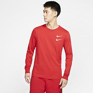 red long sleeve shirt nike