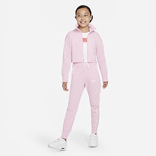 Nike Sportswear Tepláková souprava s vysokým pasem pro větší děti (dívky)
