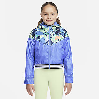 Nike Sportswear Windrunner Big Kids’ (Girls’) Printed Jacket