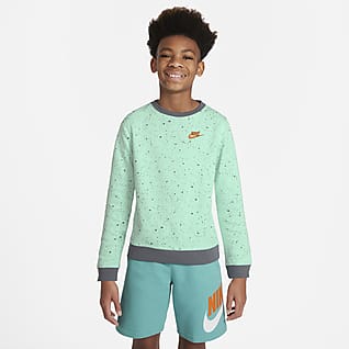 Nike Sportswear Sezonowa koszulka z nadrukiem dla dużych dzieci (chłopców)