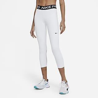 Nike Pro 365 Leggings cropped de tiro medio para mujer