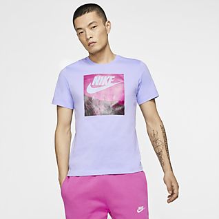 purple nike air shirt