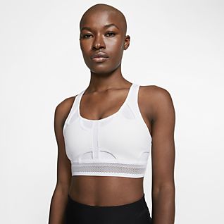 tan nike sports bra