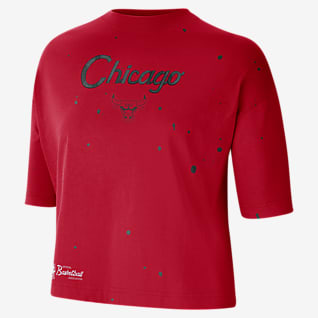 Chicago Bulls Courtside Splatter Women's Nike NBA T-Shirt