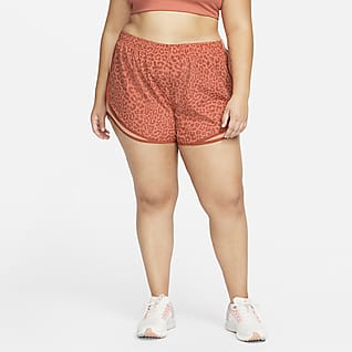 Nike Dri-FIT Tempo Shorts con estampado de leopardo para mujer (talla grande)