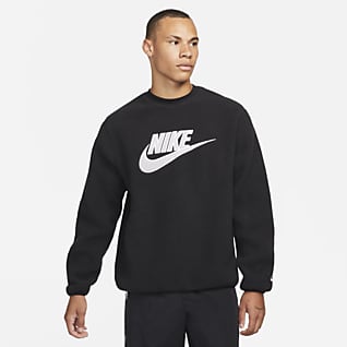 white nike hoodie with logo all over