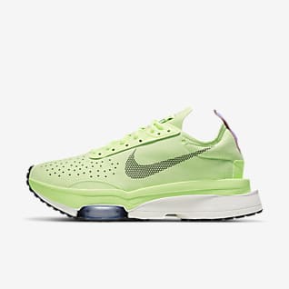 nike green and white shoes
