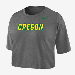 Nike College Dri-FIT (Oregon) Women's Crop T-Shirt