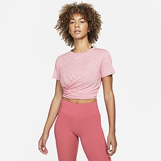 Nike Dri-FIT One Luxe Women's Twist Standard Fit Short-Sleeve Top