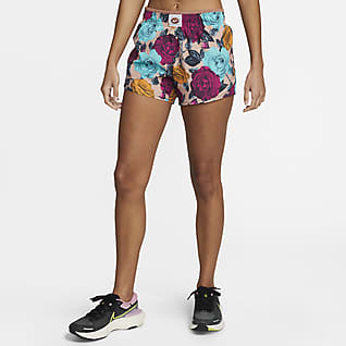 Nike Dri-FIT Icon Clash 10K Shorts de running estampados para mujer
