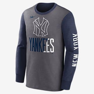 Nike Cooperstown Rewind Splitter (MLB New York Yankees) Men's Long-Sleeve T-Shirt