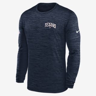 Nike Dri-FIT Velocity Athletic Stack (NFL Houston Texans) Men's Long-Sleeve T-Shirt