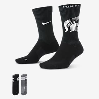 Nike College Multiplier (Michigan State) Crew Socks (2 Pairs)