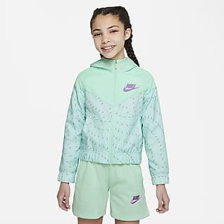 Nike Sportswear Windrunner Big Kids' (Girls') Full-Zip Jacket
