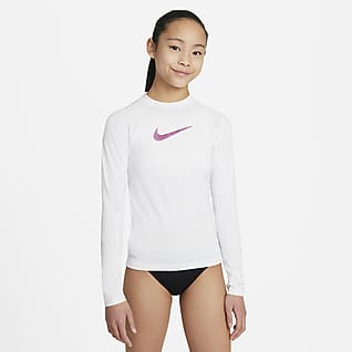 Nike Swoosh Big Kids' (Girls') Long Sleeve Hydroguard