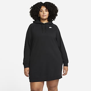 Nike Sportswear Essential Vestido de tejido fleece para mujer (talla grande)