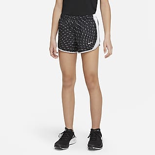 Nike Dri-FIT Tempo Older Kids' (Girls') Printed Running Shorts