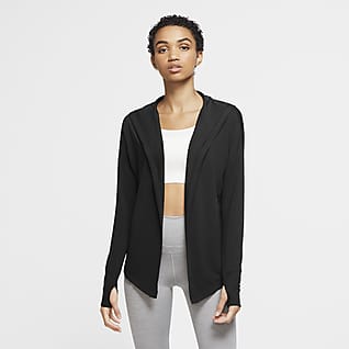 nike women's yoga long sleeve shirt