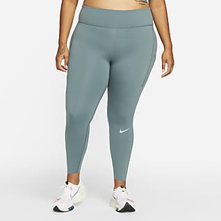 Nike Epic Luxe Leggings de running con bolsillo, de tiro medio para mujer (talla grande)