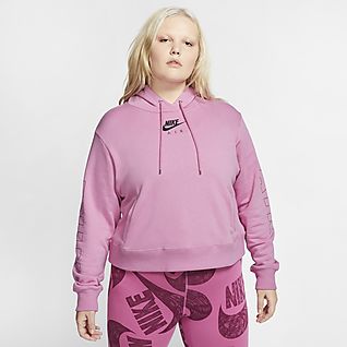 pink nike hoodie womens