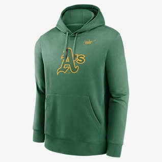 Nike Cooperstown Logo Club (MLB Oakland Athletics) Men's Pullover Hoodie