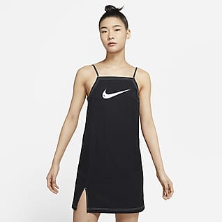 Nike Sportswear Swoosh 女子梭织吊带连衣裙