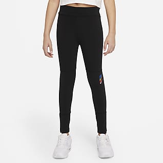 Nike Sportswear Essential 大童（女孩）印花紧身裤