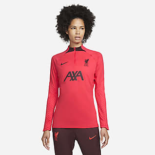 Liverpool FC Strike Женская футболка для футбольного тренинга Nike Dri-FIT