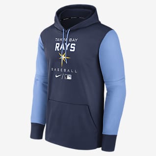 Nike Therma Team (MLB Tampa Bay Rays) Men's Pullover Hoodie