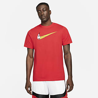 red nike shirt