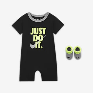 Nike Baby Romper and Booties Box Set