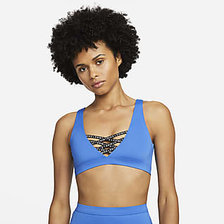 Nike Sneakerkini Top bikini con scollo arrotondato – Donna