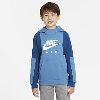 Nike Air เสื้อมีฮู้ดแบบสวมเด็กโต (ชาย)