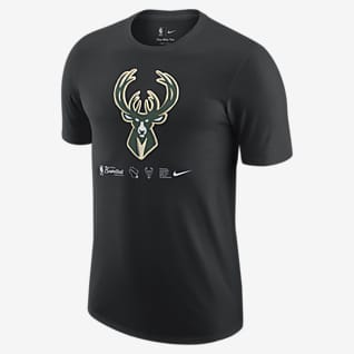 Milwaukee Bucks Logo Nike Dri-FIT NBA-T-skjorte til herre
