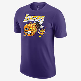 Los Angeles Lakers Cartoon Ball Men's Nike Dri-FIT NBA T-Shirt