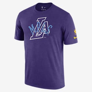 Los Angeles Lakers Courtside City Edition Men's Nike NBA Washed T-Shirt