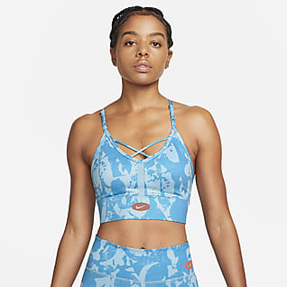 Nike Dri-FIT Indy Icon Clash Women's Light-Support Padded Printed Sports Bra